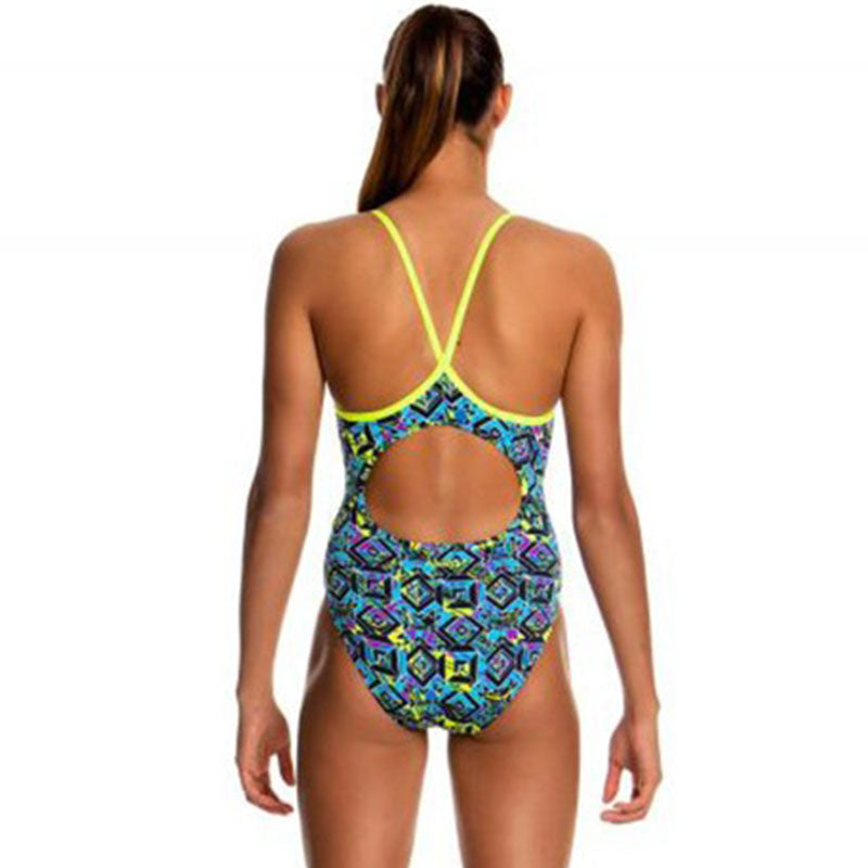 Funkita - Hazard Lights - Girls Diamond Back One Piece