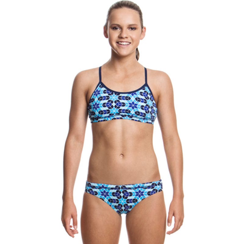 Funkita - Liquid Ice - Girls Racerback Two Piece