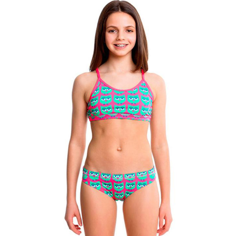 Funkita - Parliament Party - Girls Racerback Two Piece - Aqua Swim Supplies
