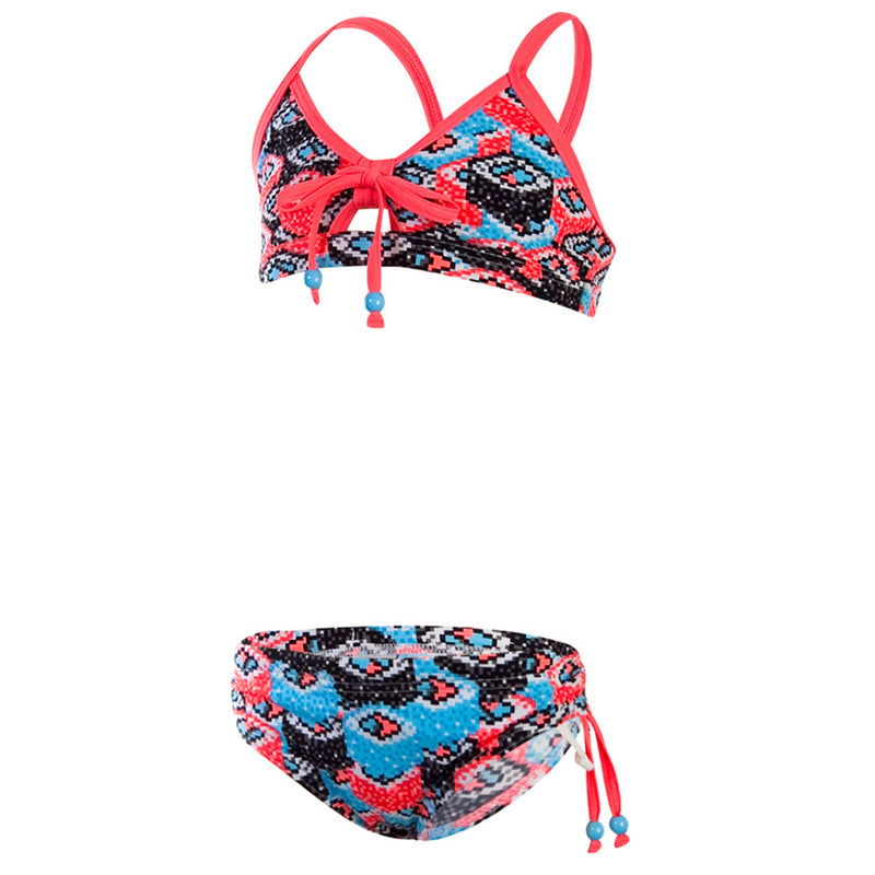 Funkita - Sushi Training - Girls Tie Detail Two Piece - Aqua Swim Supplies