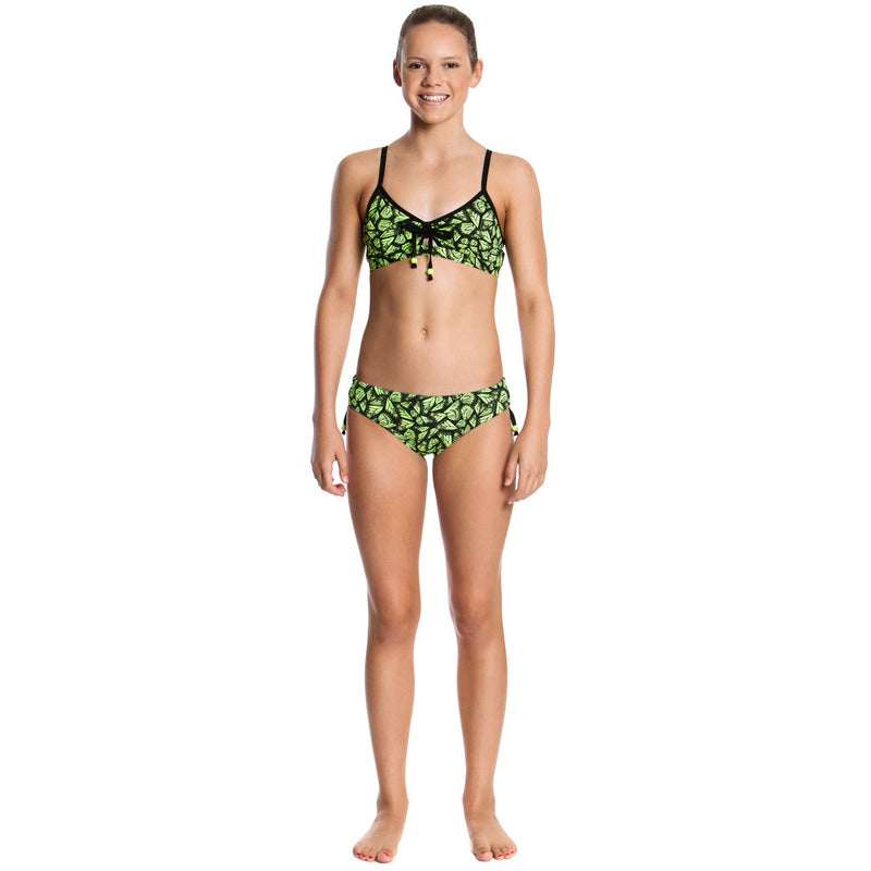 Funkita - Golden Wings - Girls Tie Detail Two Piece - Aqua Swim Supplies