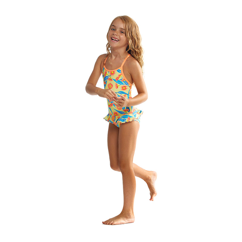 Funkita - Gummy Bear - Toddler Girls Belted Frill One Piece