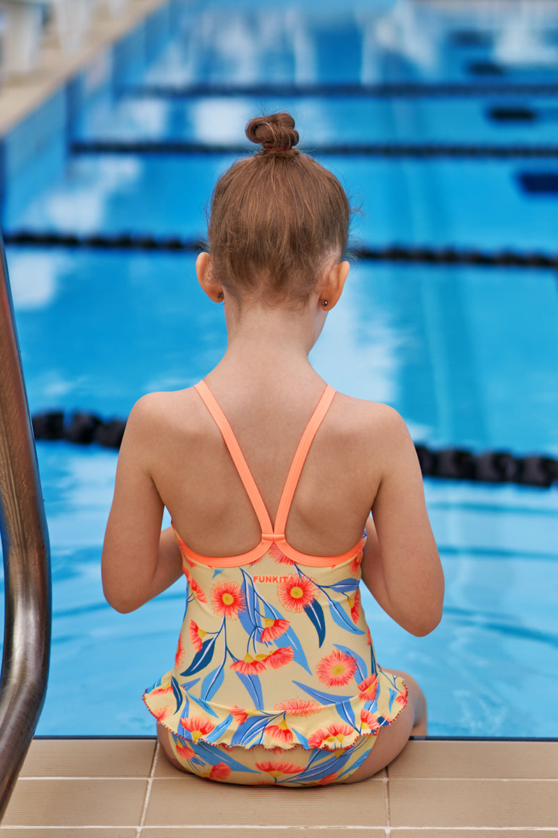 Funkita - Gummy Bear - Toddler Girls Belted Frill One Piece