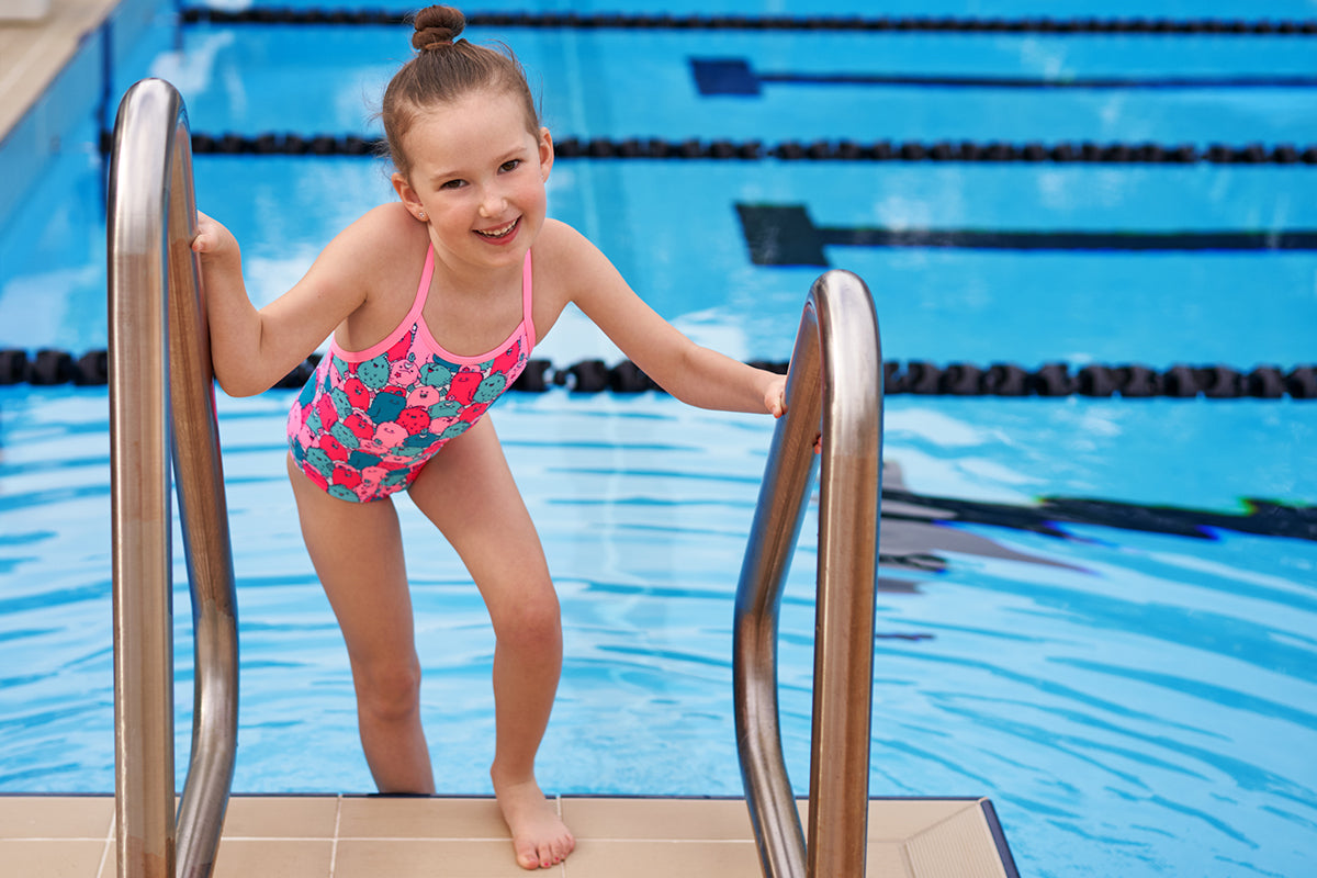 Funkita - Happy Blobs - Toddler Girls Printed One Piece