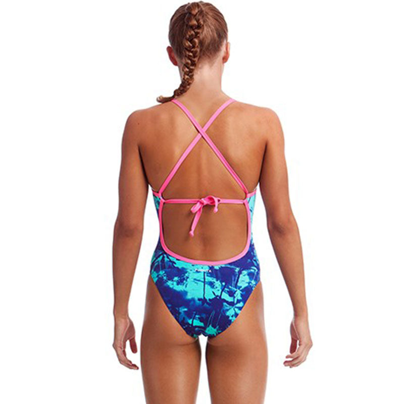 Funkita - Hawaiian Skies - Girls Tie Me Tight One Piece