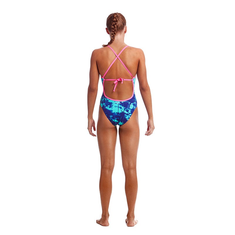 Funkita - Hawaiian Skies - Girls Tie Me Tight One Piece