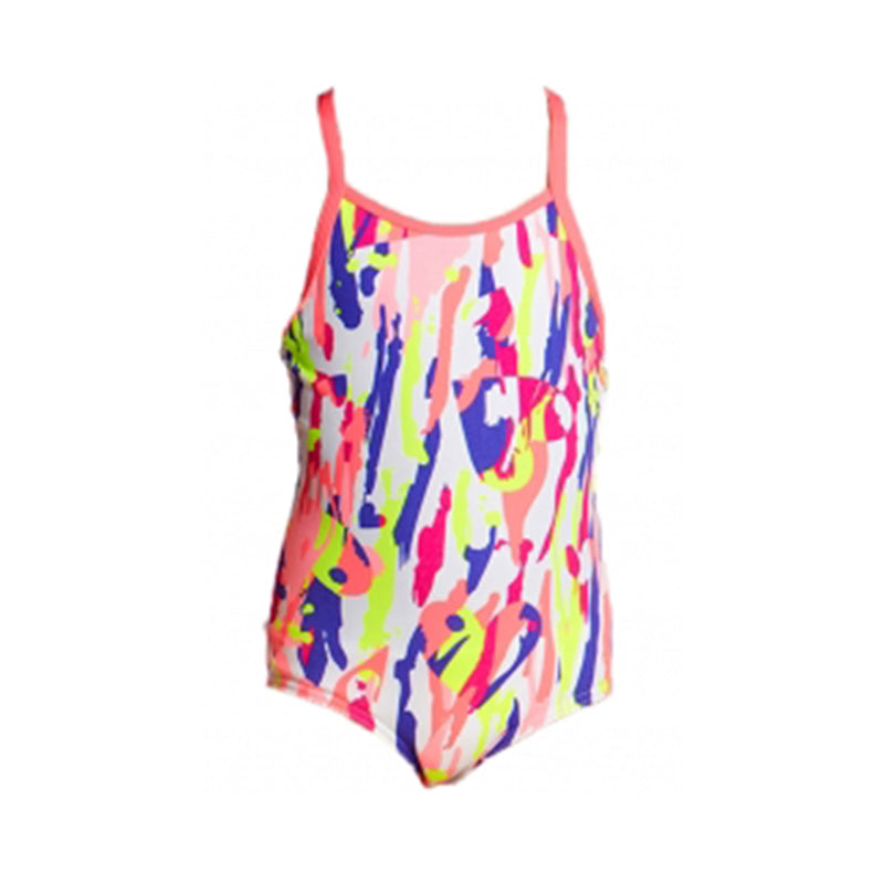 Funkita - Heart Splatter - Toddlers Girls One Piece