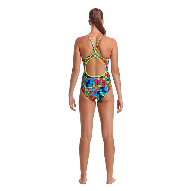 Funkita - Heat Map - Ladies Diamond Back One Piece
