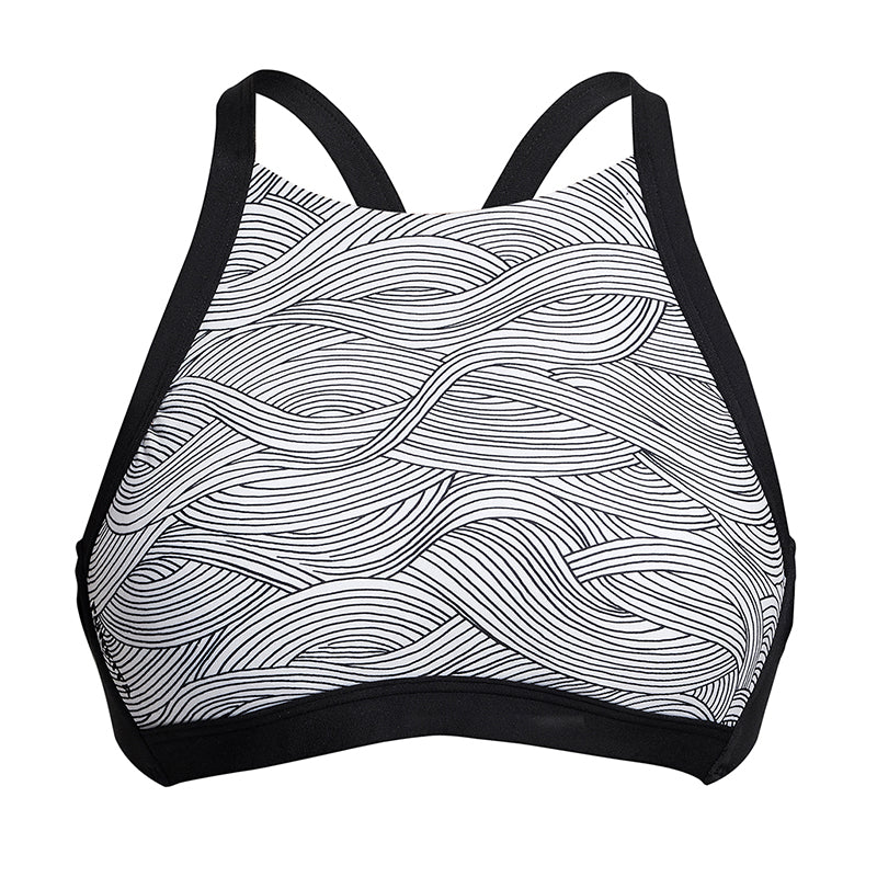 Funkita - Ice Current - Ladies Hi Light Swim Top