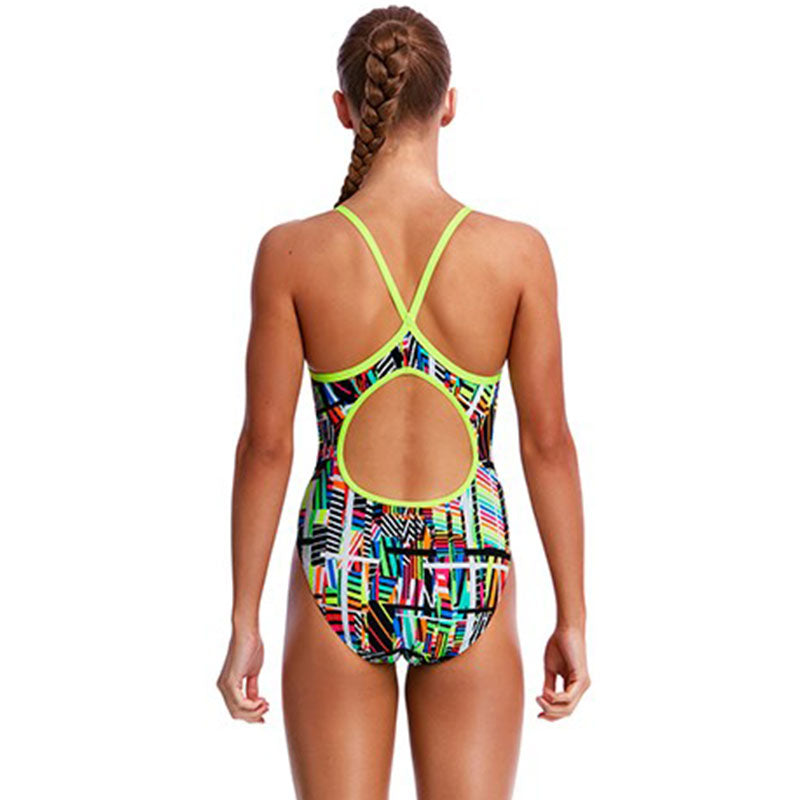 Funkita - Interference - Girls Diamond Back One Piece