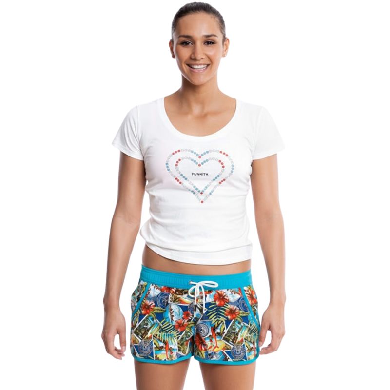 Funkita - Postcard Paradise - Ladies Beachwear Boardshorts