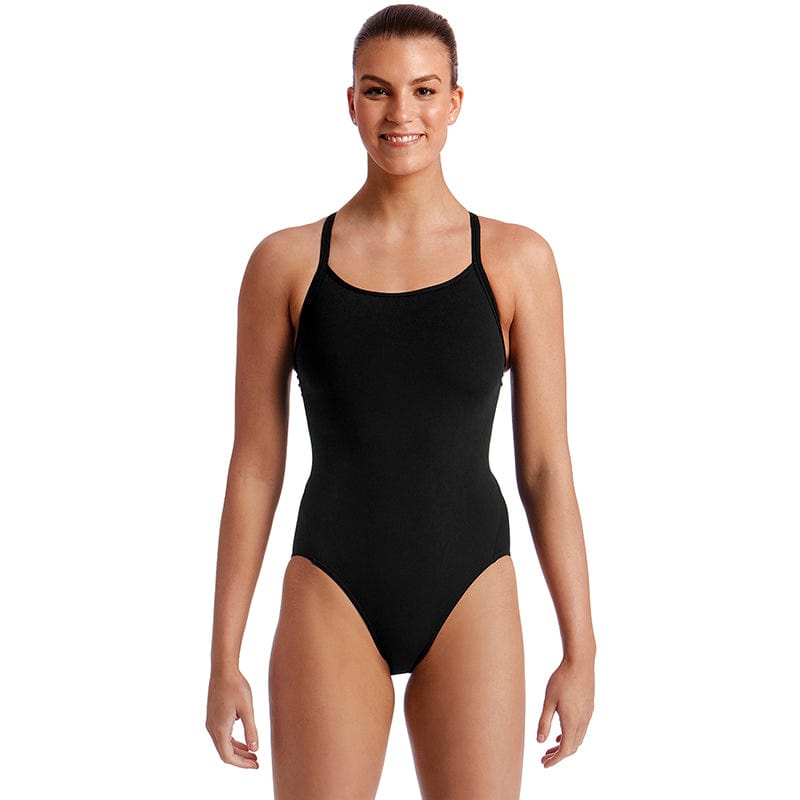 Funkita - Still Black - Ladies Diamond Back One Piece