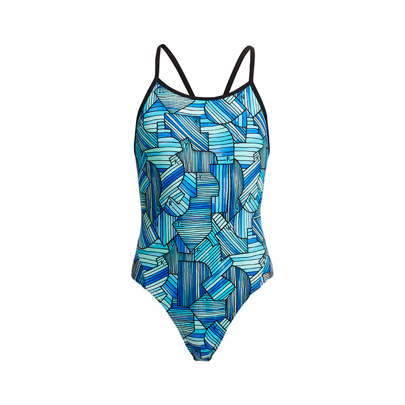 Funkita - Land Grab - Girls Diamond Back One Piece