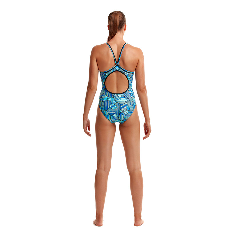 Funkita - Land Grab - Ladies Diamond Back One Piece