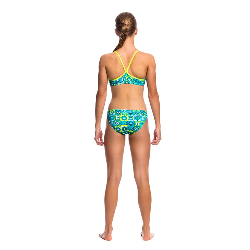 Funkita - Lime Light - Girls Racerback Two Piece