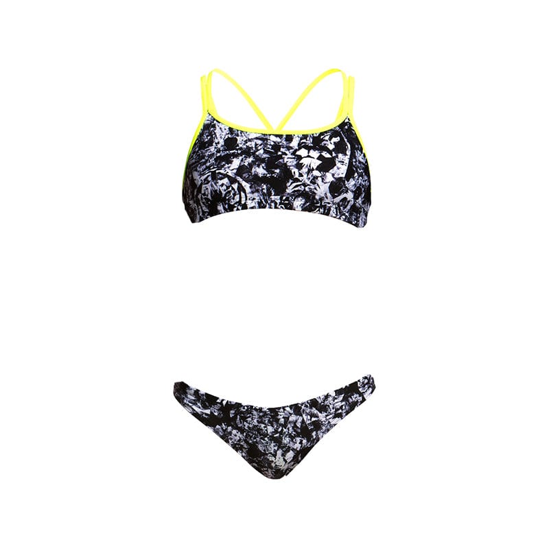 Funkita - Midnight Assassin - Girls Criss Cross Two Piece