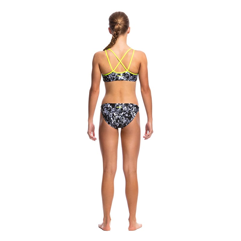 Funkita - Midnight Assassin - Girls Criss Cross Two Piece