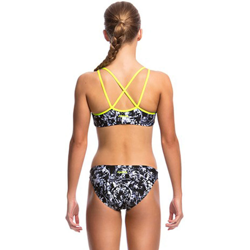 Funkita - Midnight Assassin - Girls Criss Cross Two Piece