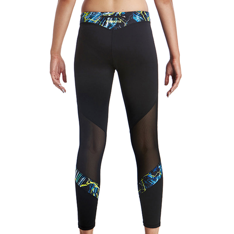 Funkita - Midnight Marble - Ladies Meshed Up 7/8 Active Tight