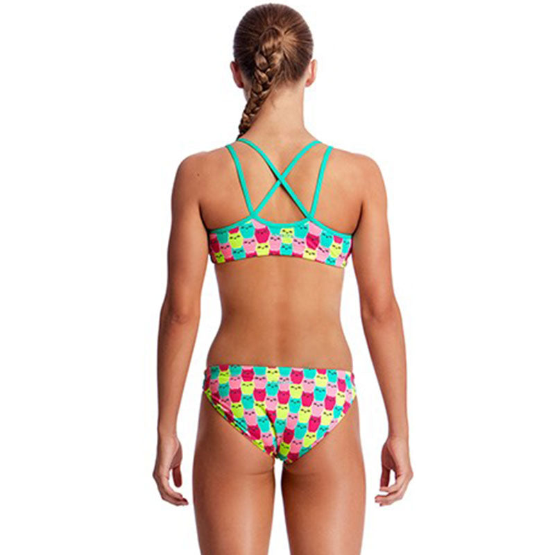 Funkita - Minty Mittens - Girls Criss Cross Two Piece