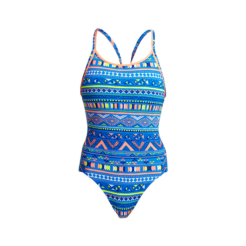 Funkita - My Tribe - Ladies Diamond Back One Piece