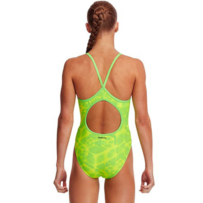 Funkita - Neon Orbiter - Girls Diamond Back One Piece