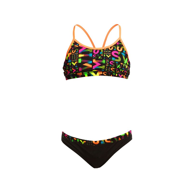 Funkita - Night Swim - Girls Racerback Two Piece