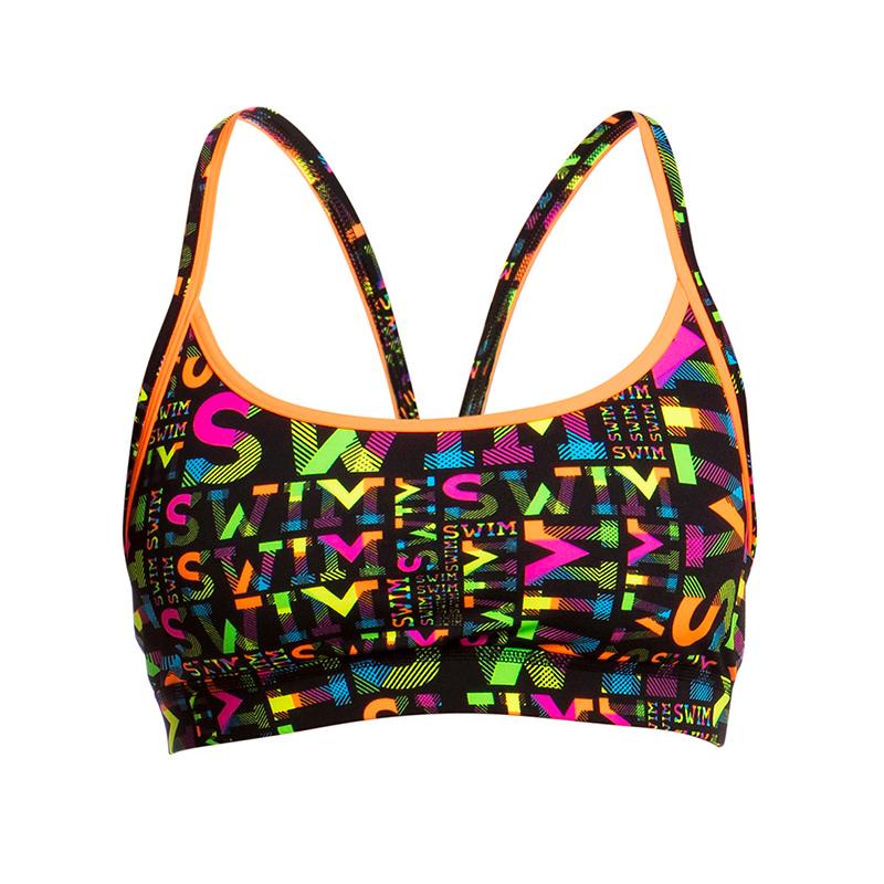 Funkita - Night Swim - Ladies Bikini Sports Top