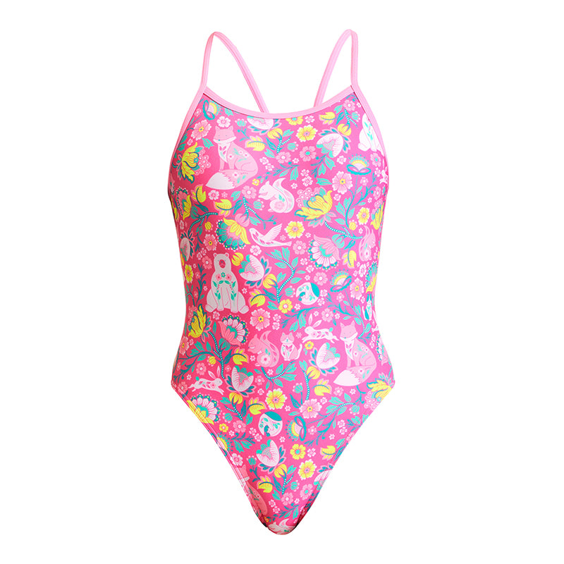 Funkita - Nursery Rhyme - Girls Single Strap One Piece