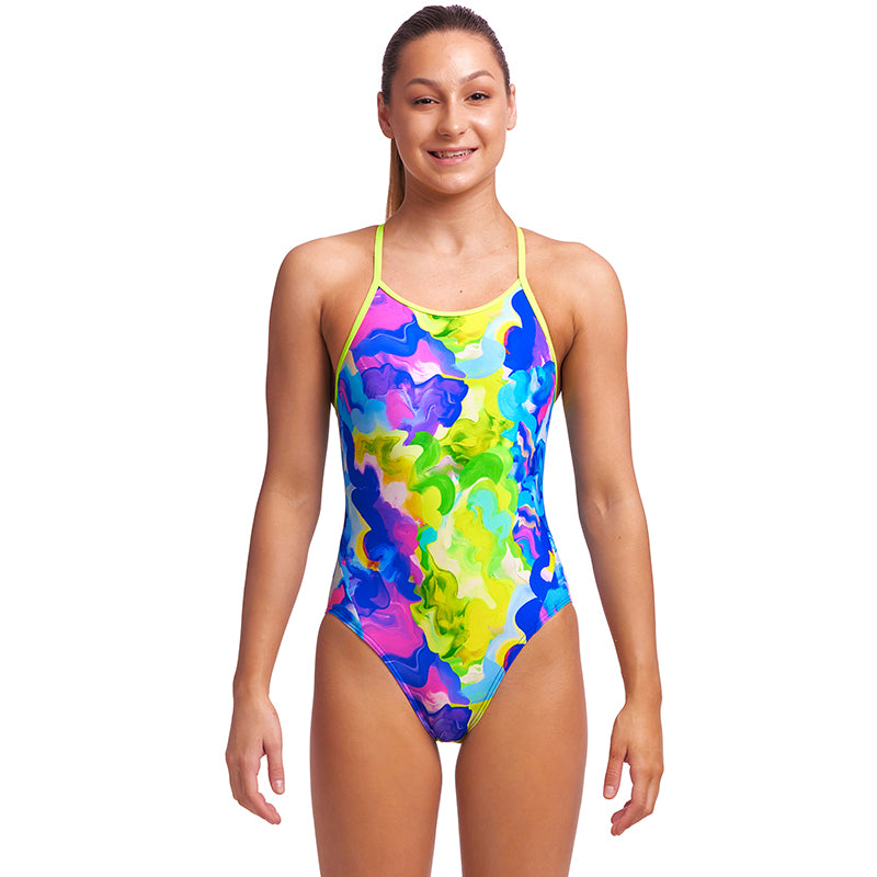 Funkita - Pablo's Pizza - Girls Diamond Back One Piece