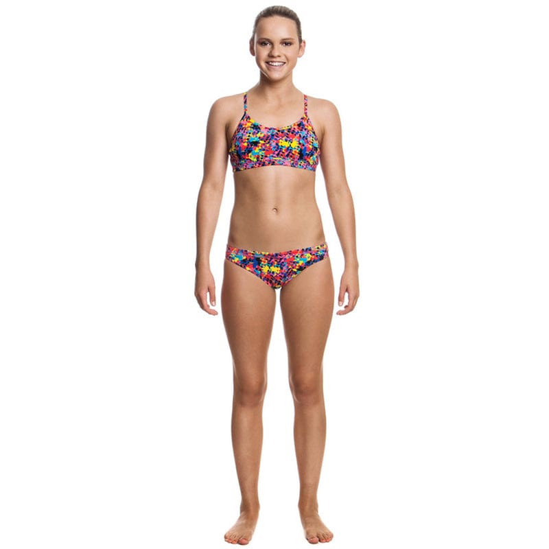 Funkita - Paintballs - Girls Racerback Two Piece