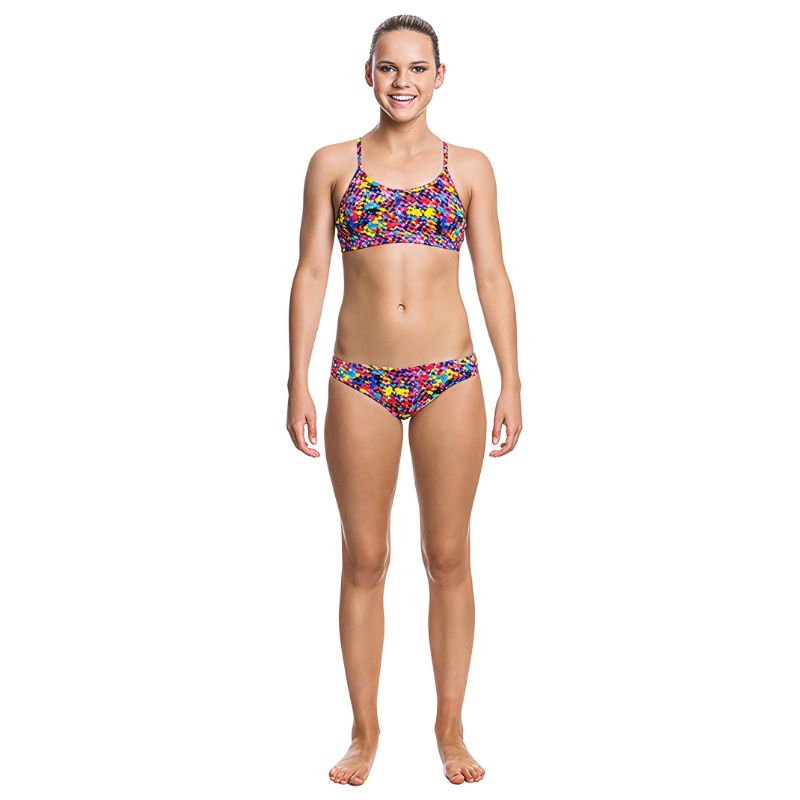 Funkita - Paintballs - Girls Racerback Two Piece
