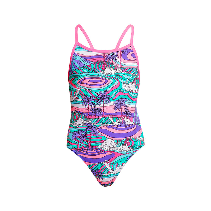 Funkita - Palm Cove - Girls Eco Single Strap One Piece
