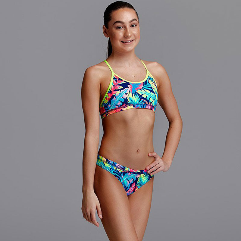 Funkita - Palm Off - Girls Eco Racerback Two Piece