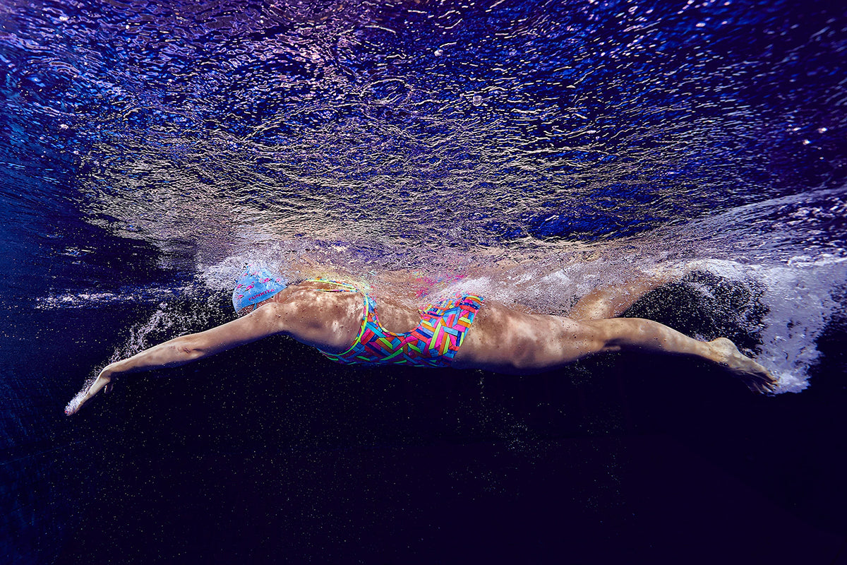 Funkita - Panel Pop - Ladies Diamond Back One Piece