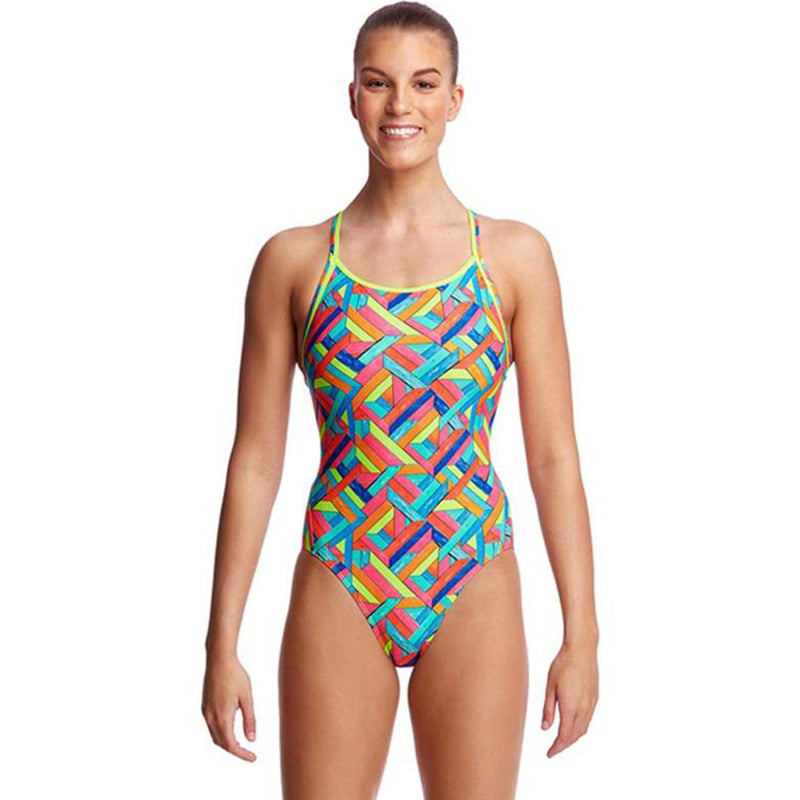 Funkita - Panel Pop - Ladies Diamond Back One Piece