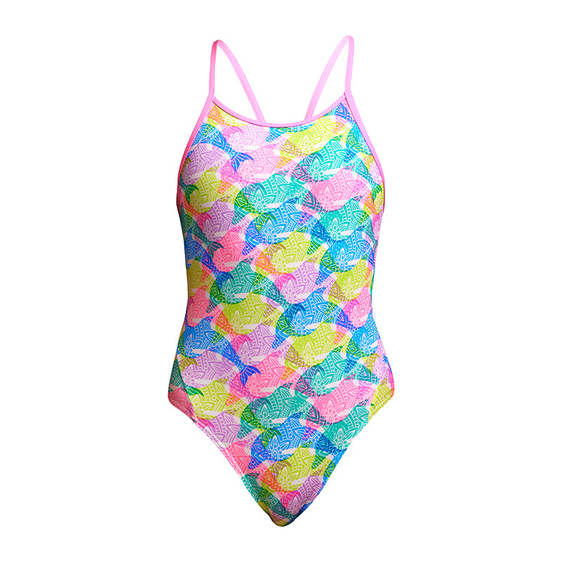 Funkita - Pastel Porpie - Girls Eco Diamond Back One Piece