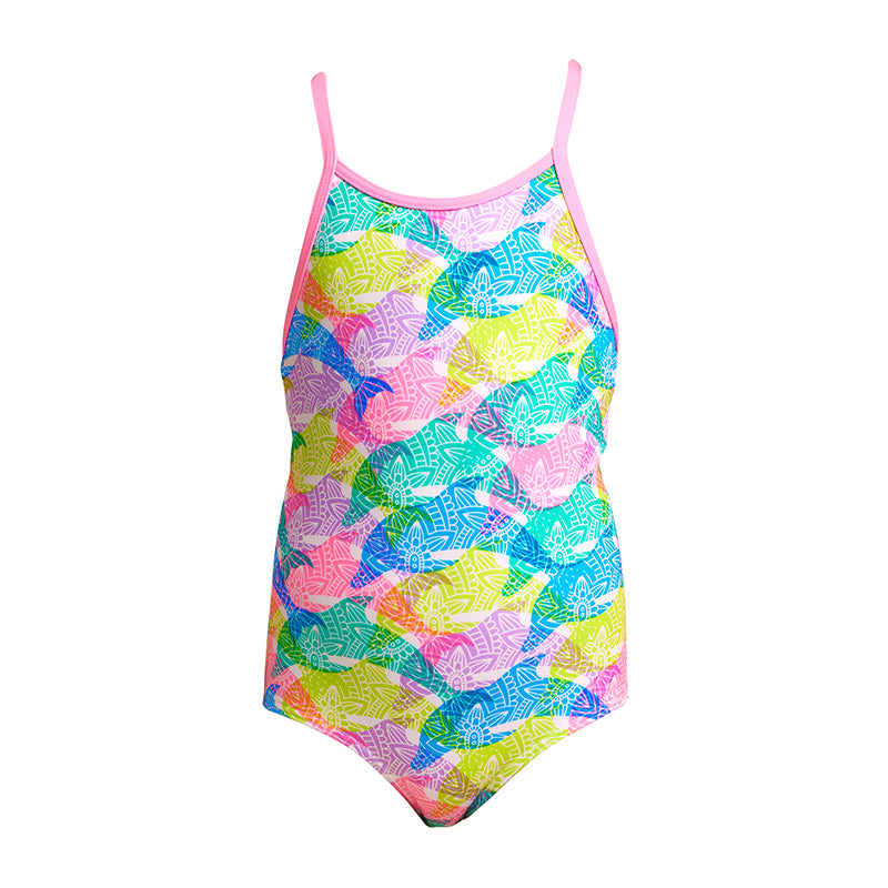 Funkita - Pastel Porpie - Toddler Girls Eco Printed One Piece