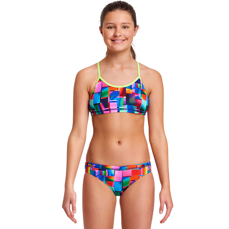 Funkita - Patch Panels - Girls Racerback Two Piece
