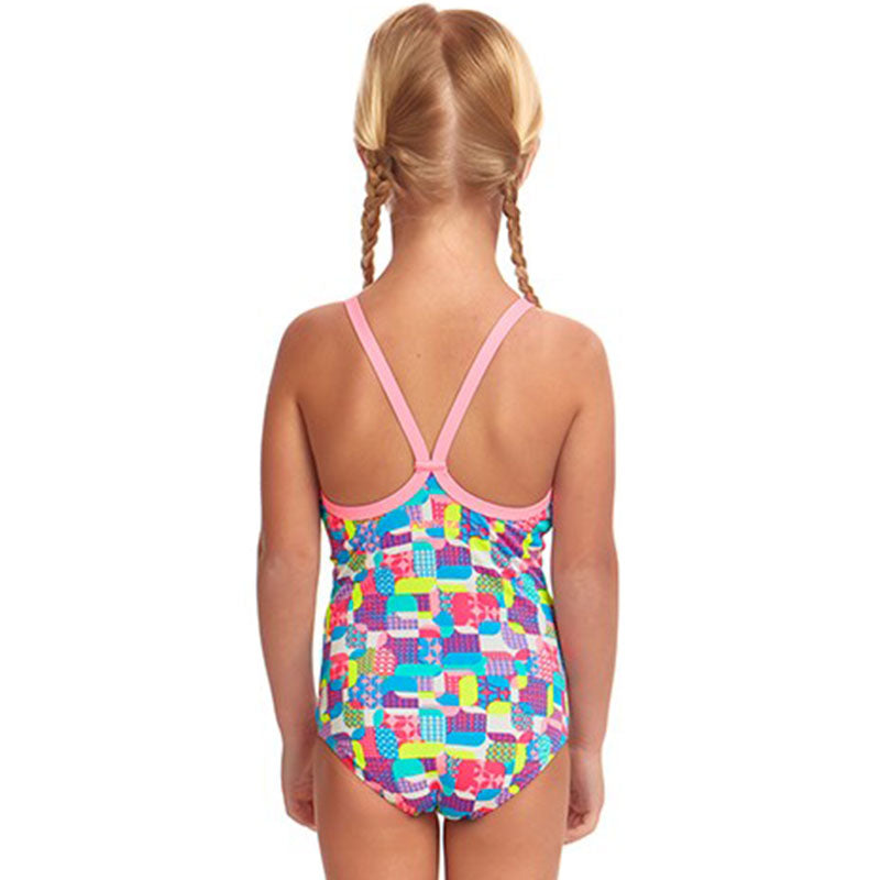 Funkita - Patched Up - Toddler Girl's Printed One Piece