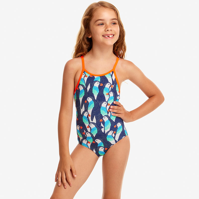 Funkita - Pengoo Parade - Toddler Girls Printed One Piece