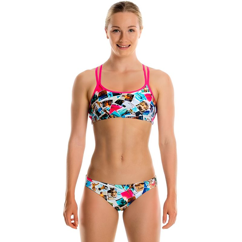 Funkita - Pic Mix - Girls Criss Cross Two Piece