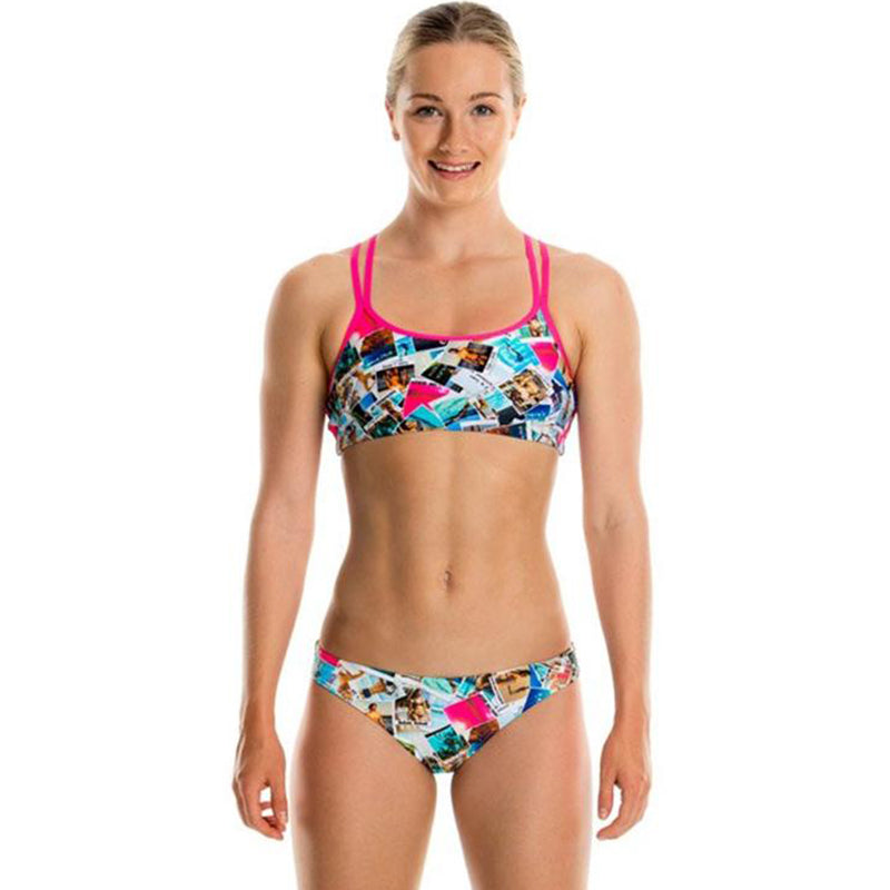 Funkita - Pic Mix - Girls Criss Cross Two Piece
