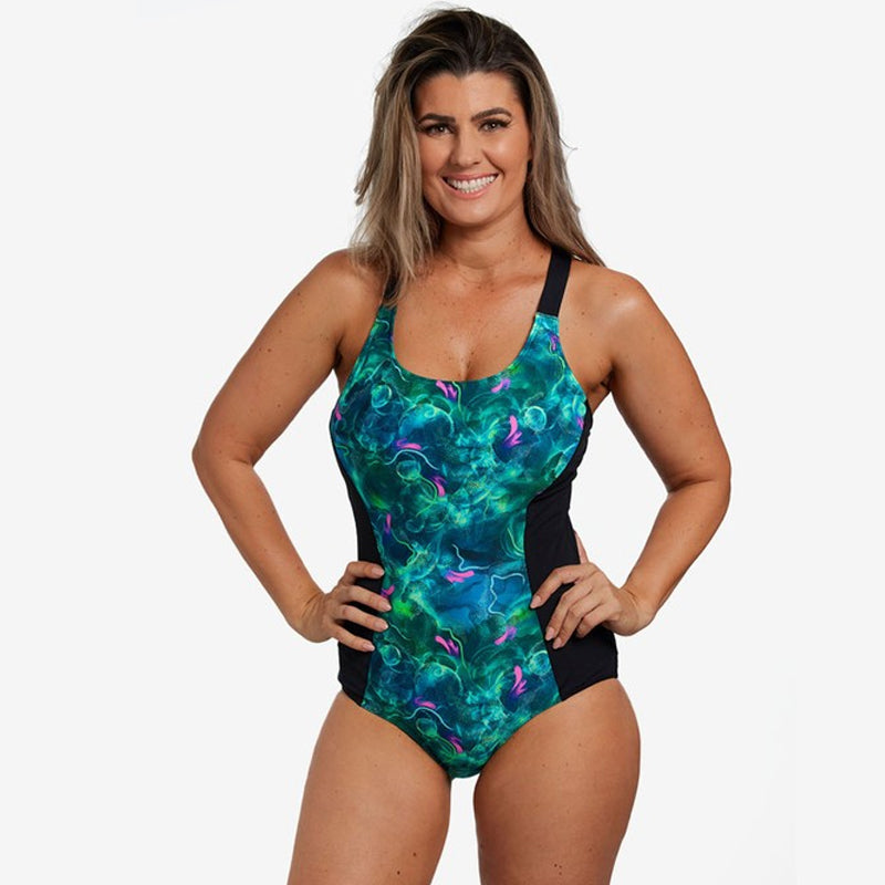 Funkita - Polar Lights - Ladies Brace Me Back One Piece