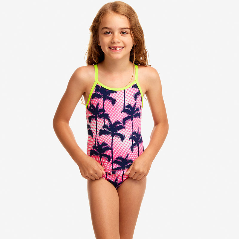 Funkita - Pop Palms - Toddler Girls Swim Steady Tankini & Brief