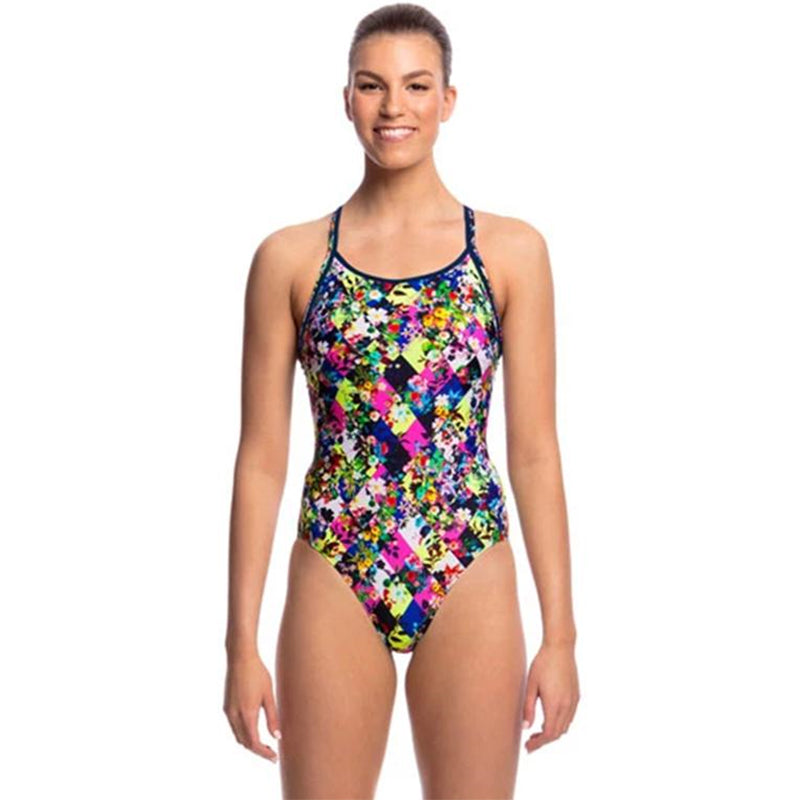 Funkita - Princess Cut - Ladies Diamond Back One Piece