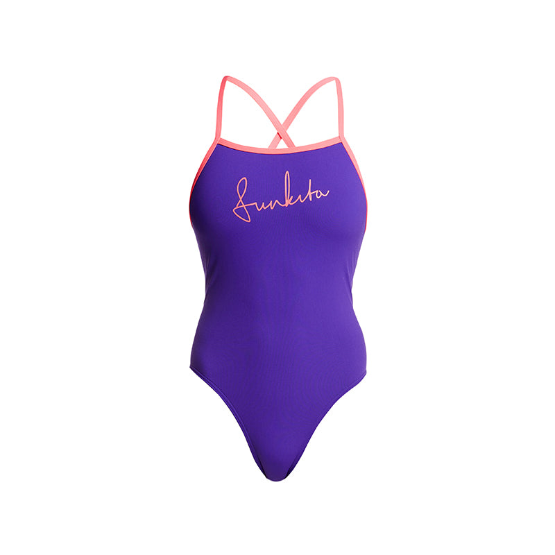 Funkita - Purple Punch - Ladies Tie Me Tight One Piece
