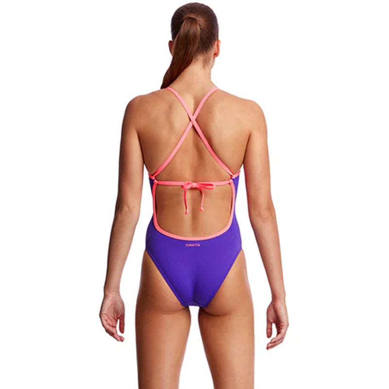 Funkita - Purple Punch - Ladies Tie Me Tight One Piece