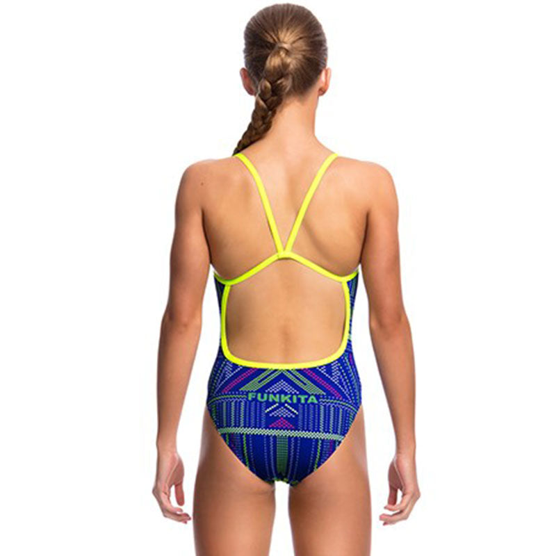 Funkita - Quick Stitch - Girls Single Strap One Piece
