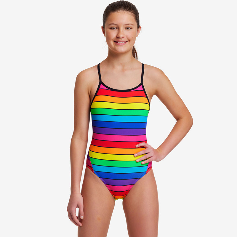 Funkita - Rainbow Racer - Girls Diamond Back One Piece